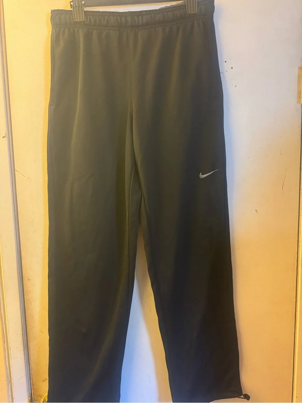 Nike Black Therma-FIT Pants with Gray Waistband