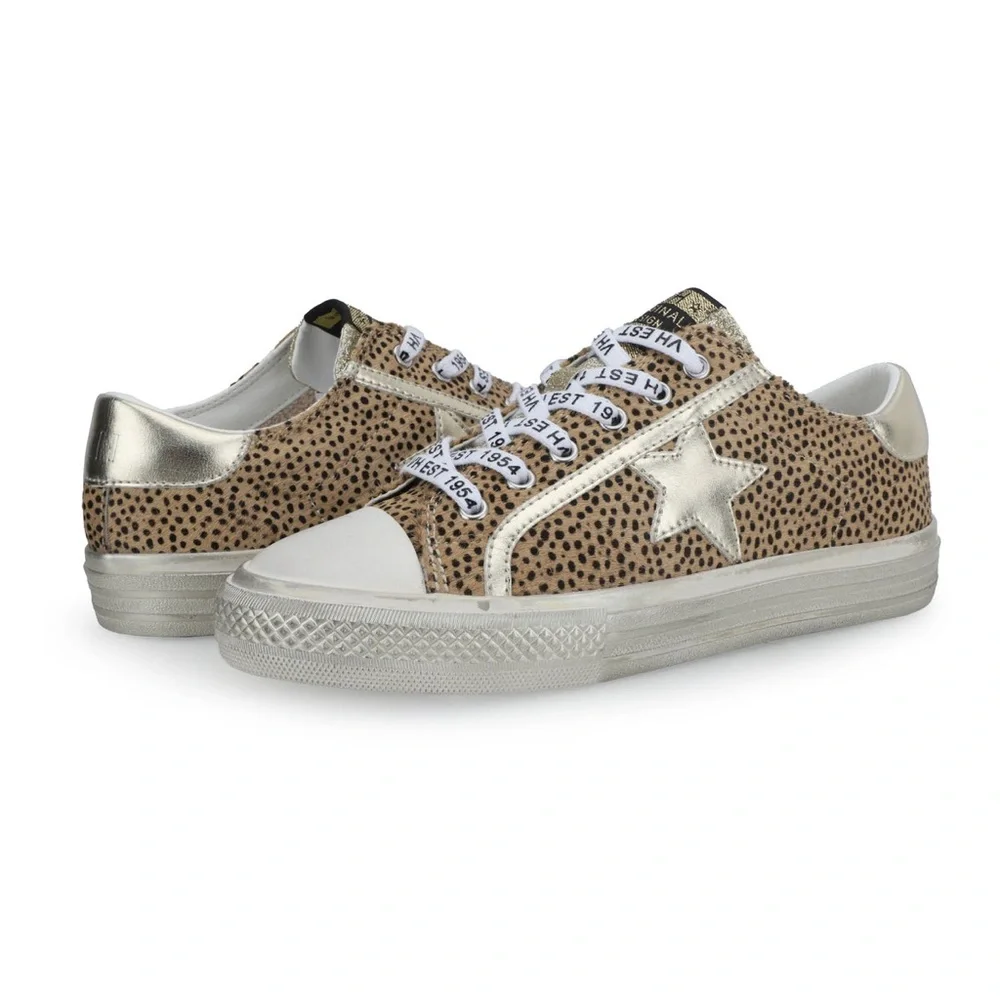 Vintage Havana cheetah print ALIVE sneakers 8.5