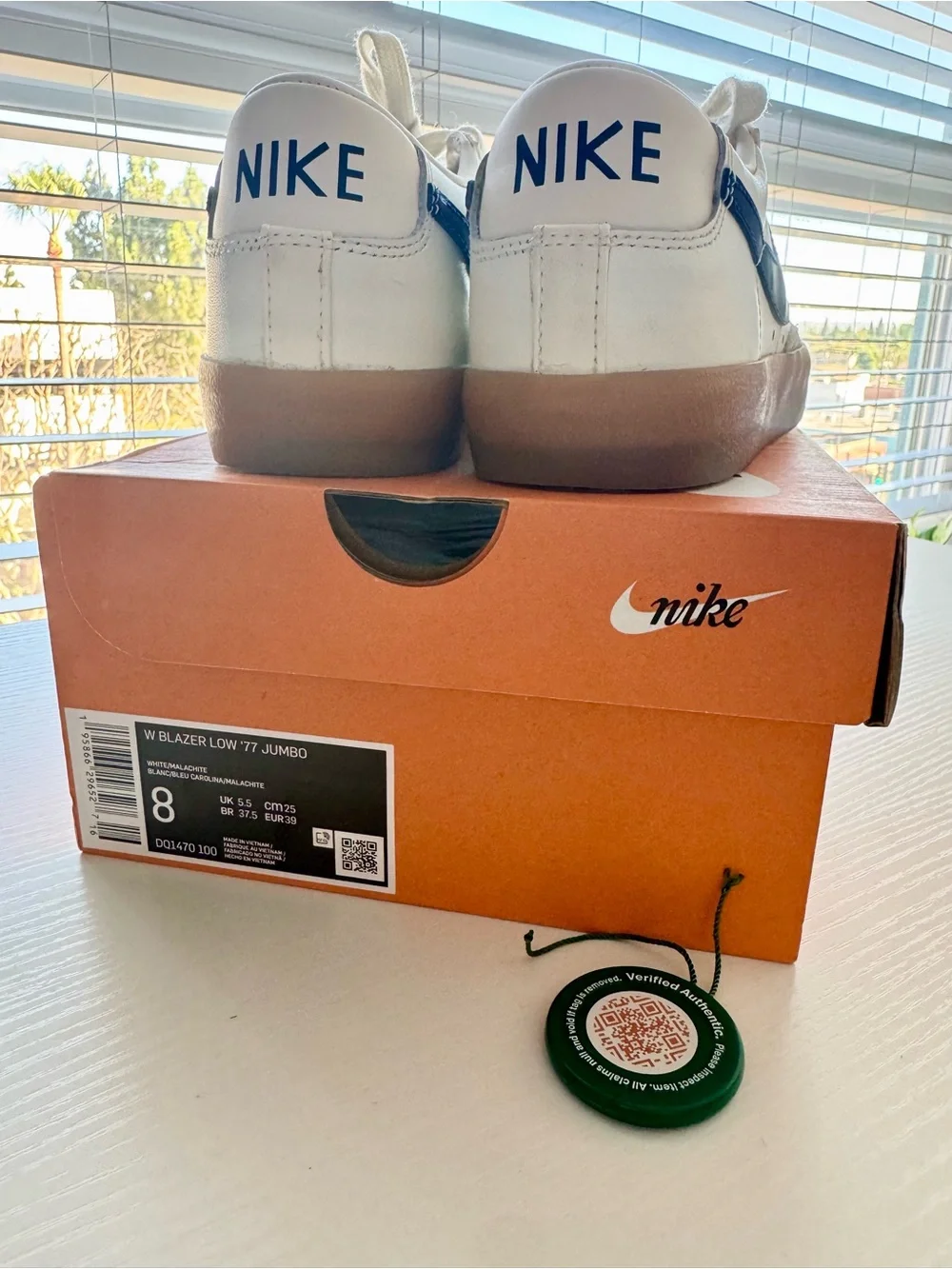 Nike blazers gum rubber