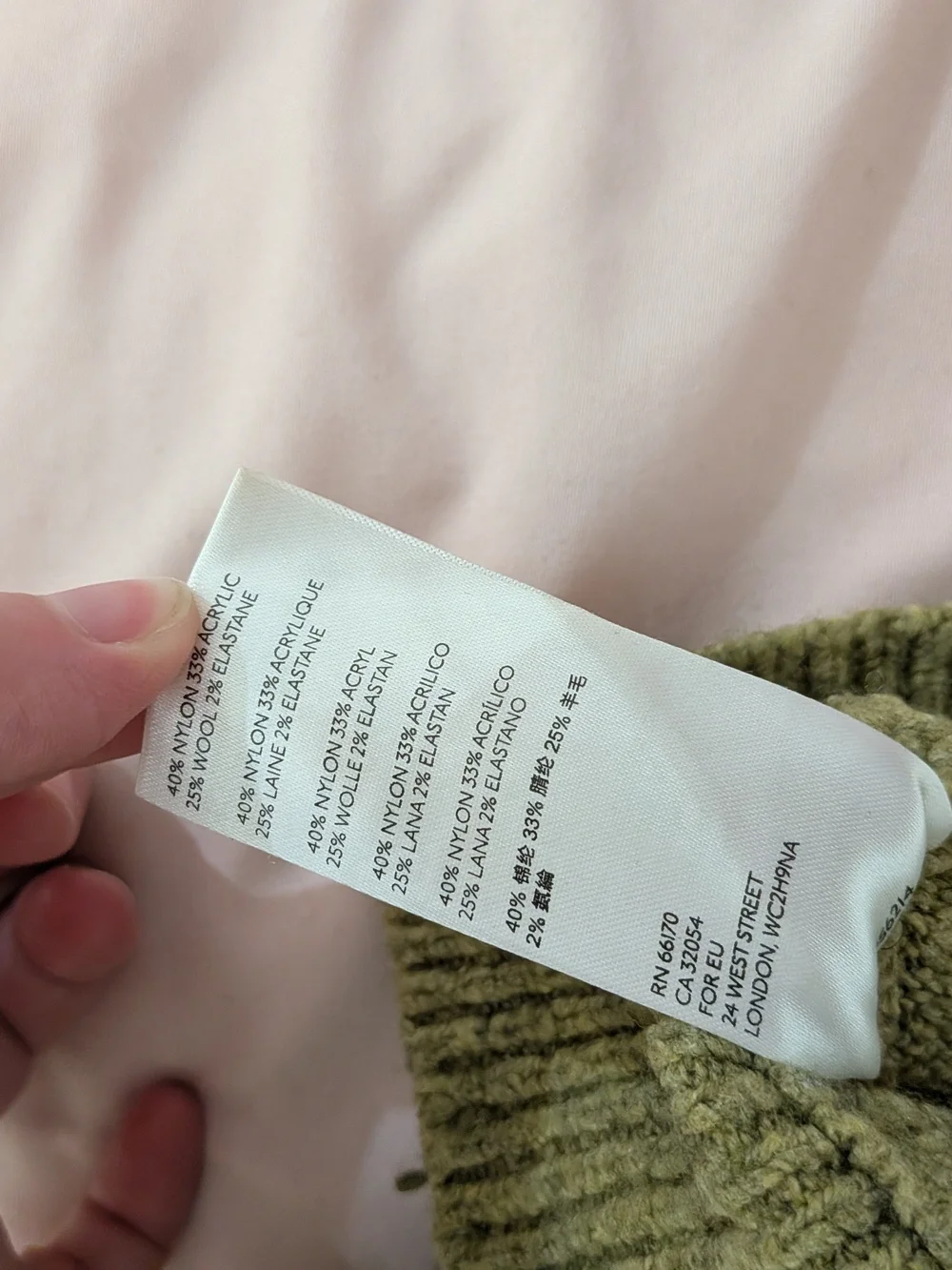 Free People Olive Green Off-the-Shoulder Knit Sweater