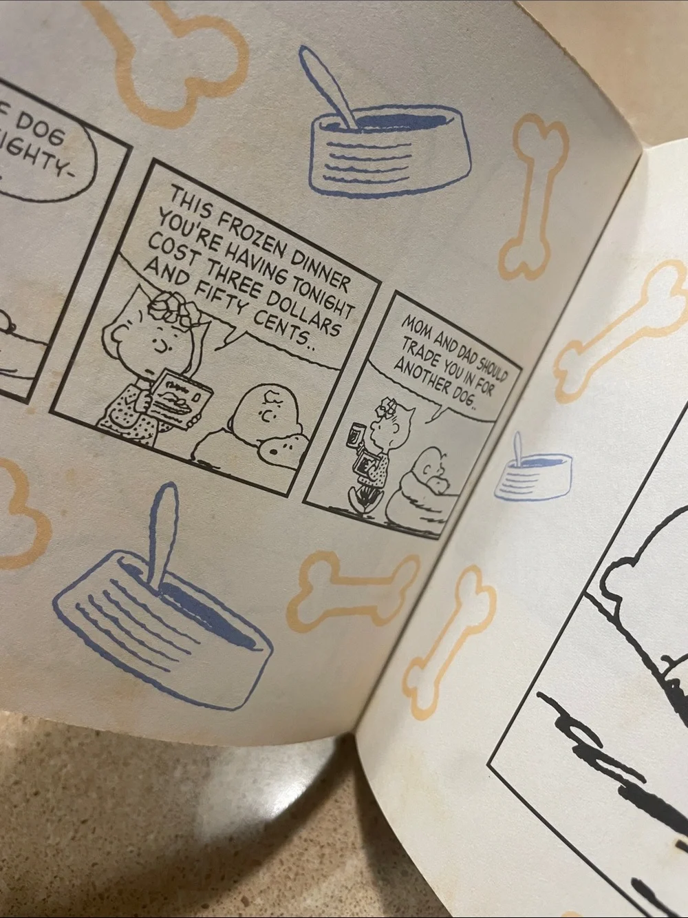 Peanuts Dogs Are From Jupiter Hardcover — White, Black, Blue