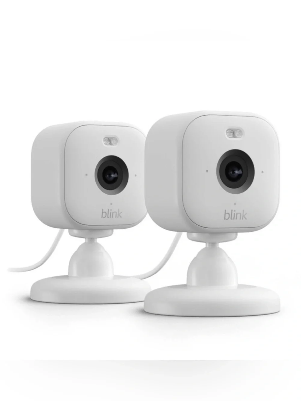 Blink Mini Indoor Smart Security Camera — White (2-Pack)