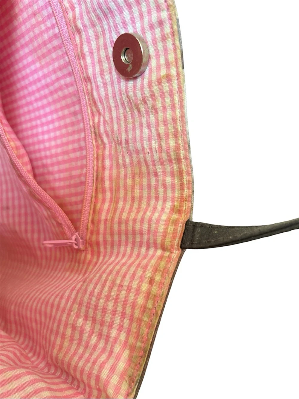 Marilyn Monroe Graphic Print Tote Bag, Lined Pink Interior, Black Handles