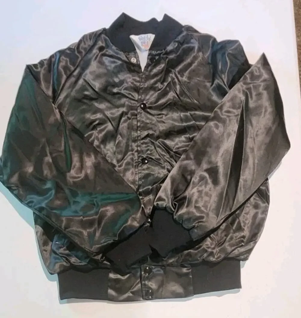 Vintage 80's Encore Dance Studios satin jacket Small