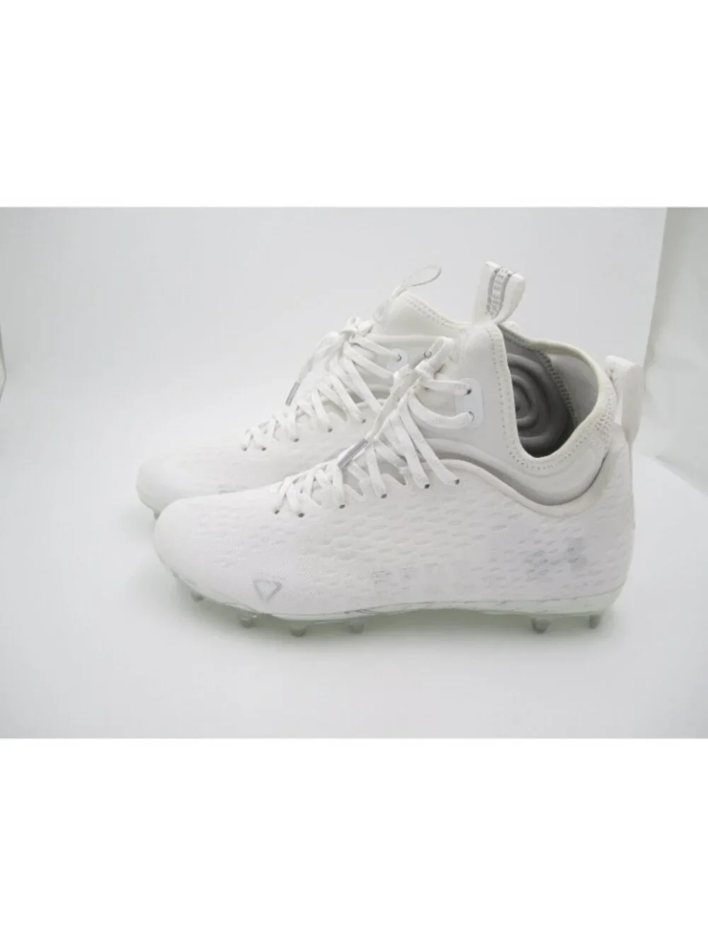 New Under Armour Spotlight Lux MC 2.0 Football Cleats Men Sz 9 White (F12)