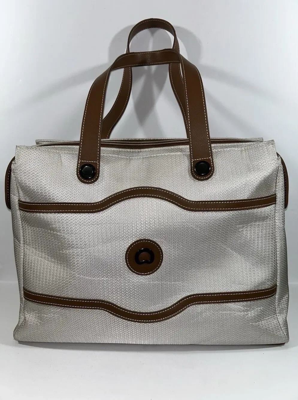 DELSEY PARIS Chatelet Air 2.0 Shoulder Bag Angora Cream Brown Travel Tote