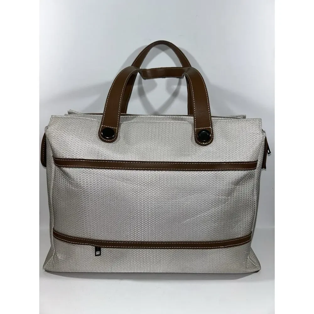 DELSEY PARIS Chatelet Air 2.0 Shoulder Bag Angora Cream Brown Travel Tote