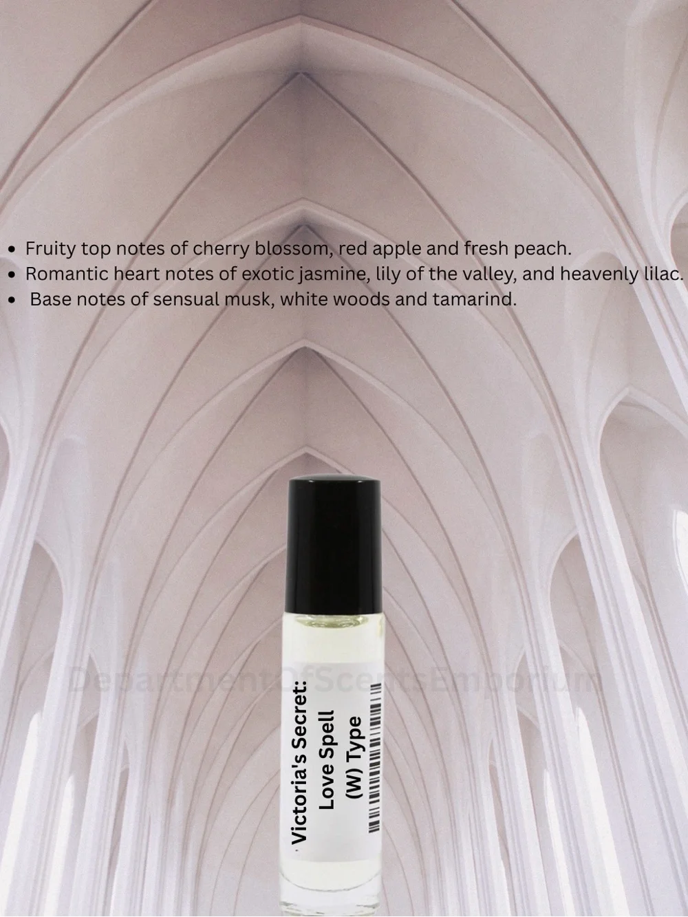 V/S Love Spell (W) Type 1/3 oz Roll-On Glass Bottle