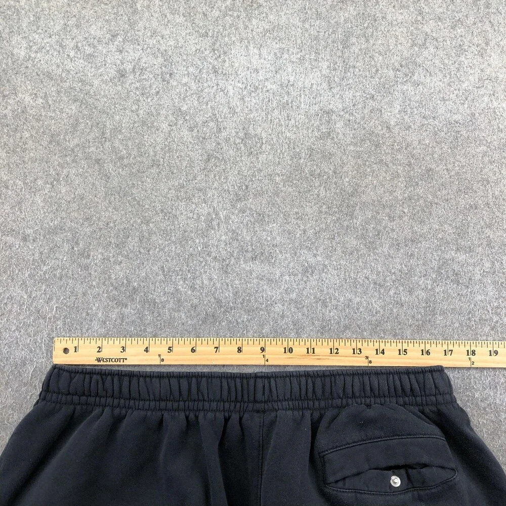 Nike Sweatpants Mens 2XL Black Fleece Joggers Elastic Waist Pockets Cuffed