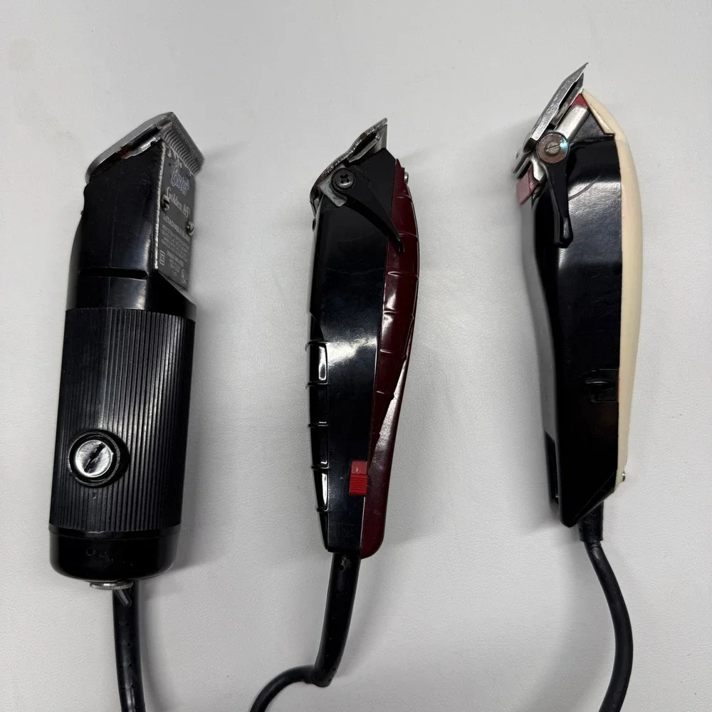 Vintage Pet Clipper Lot Oster Golden A5 & Sears Professional Grooming Tools 3pc