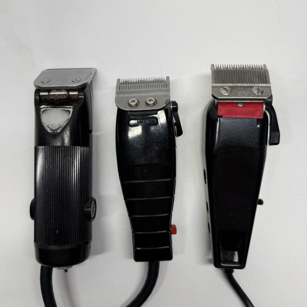 Vintage Pet Clipper Lot Oster Golden A5 & Sears Professional Grooming Tools 3pc