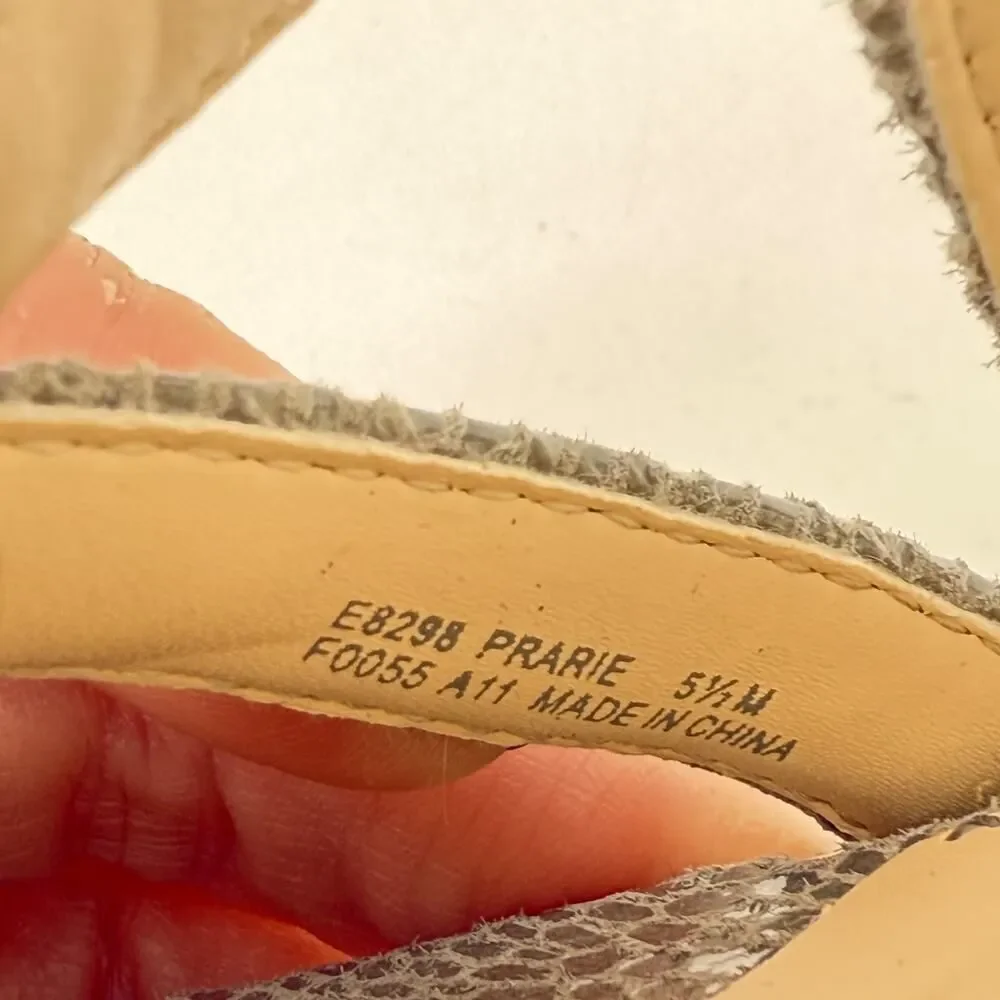 Calvin Klein description as scuff