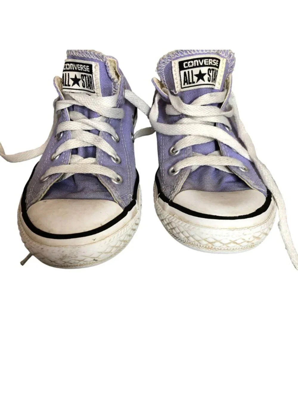 Converse All Star Chuck Taylors Purple White Girls 1 Low Top Sneakers Shoes