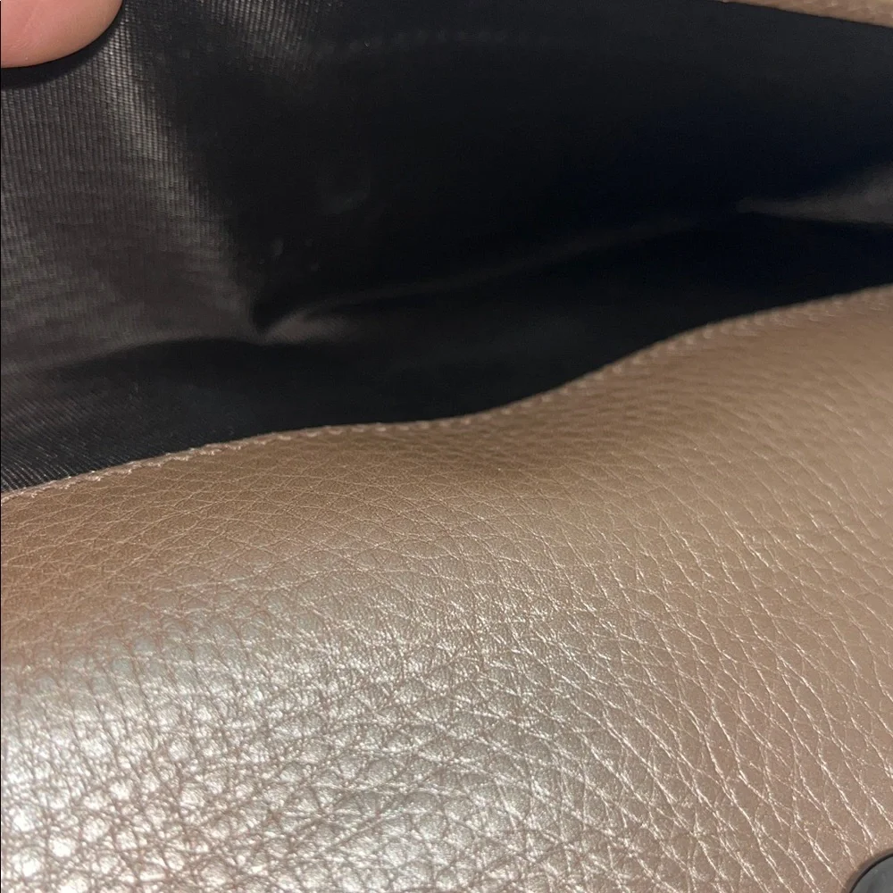 Gucci Champagne Gold Leather Eclipse Long Wallet