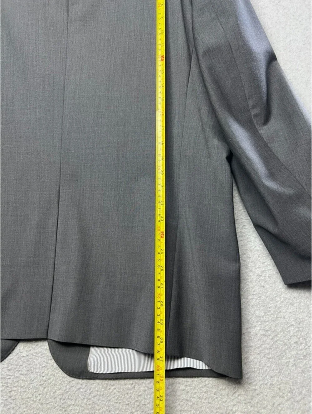 Brooks Brothers Explorer Madison Fit Blazer Suit Jacket 50R Gray Wool Stretch
