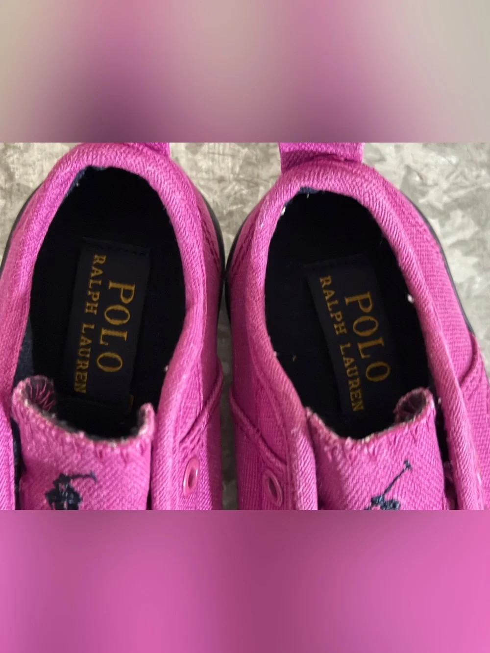 Polo Ralph Lauren slip canvas