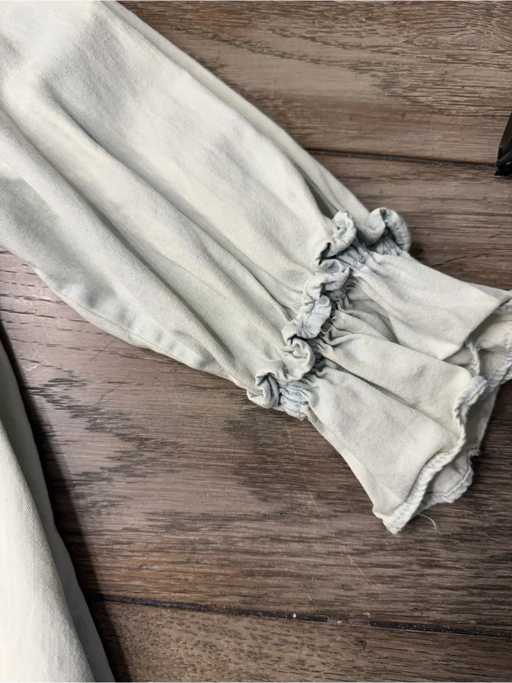 Free People smocked denim