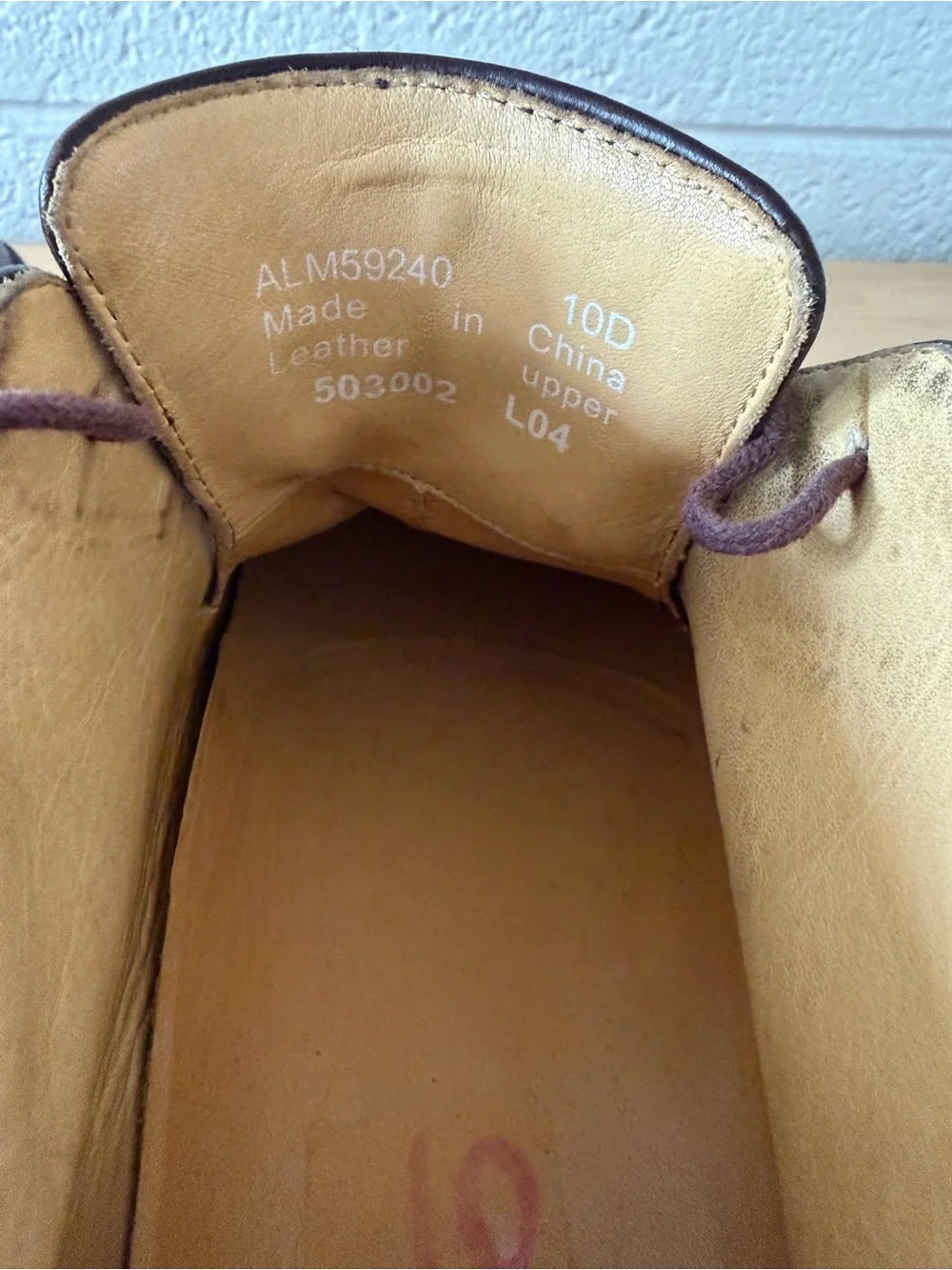 N/A size 10