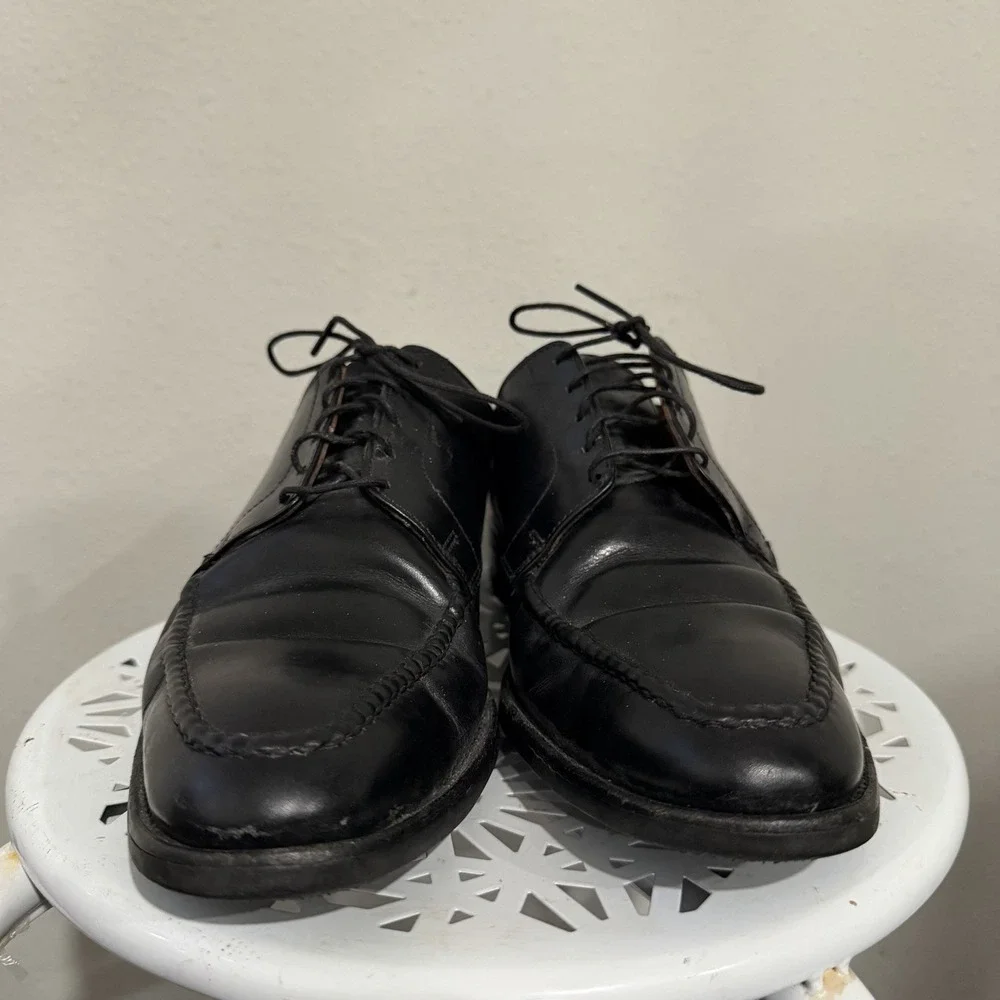 Allen Edmonds Powell Mens Shoes Black 9 B 4402 Made In USA
