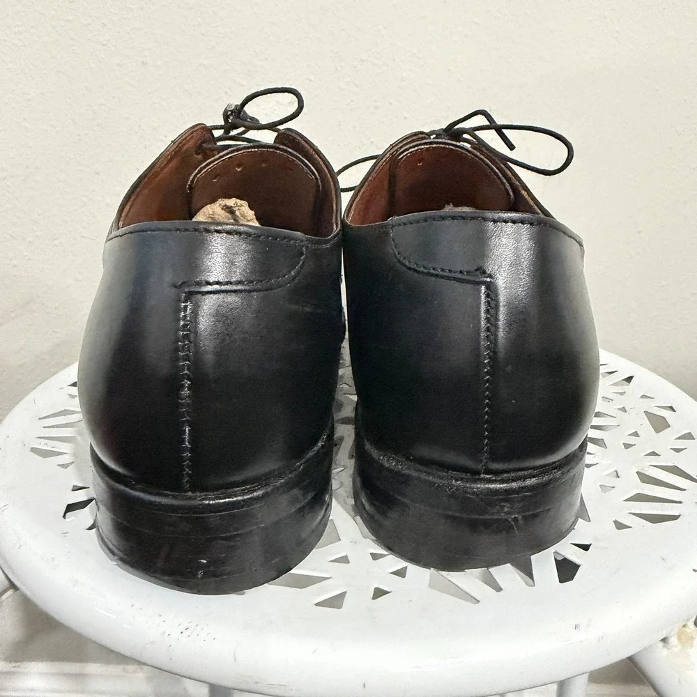 Allen Edmonds Powell Mens Shoes Black 9 B 4402 Made In USA