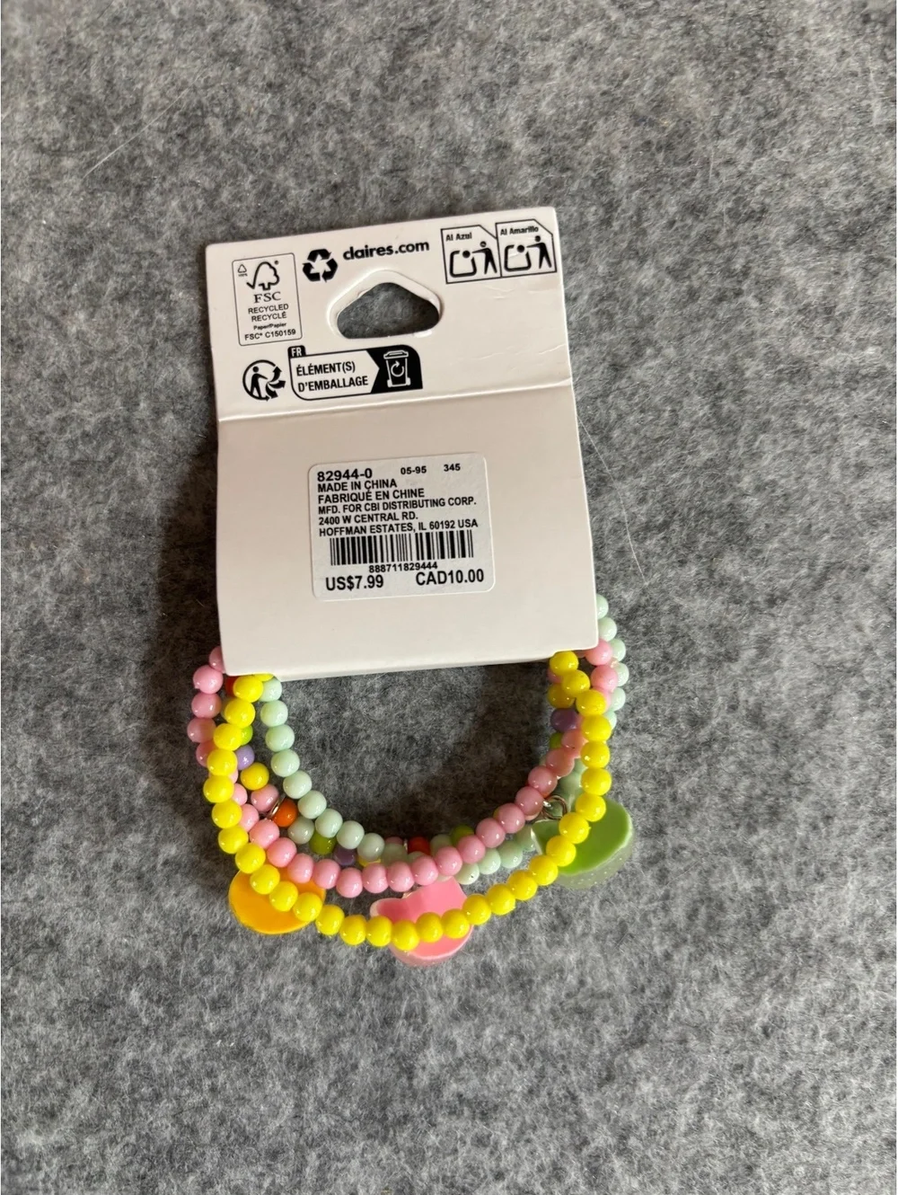 Claire’s bracelets