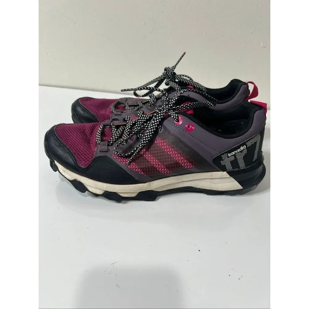 Adidas Kanadia tr7 trail running sneakers pink purple black US 8 women’s