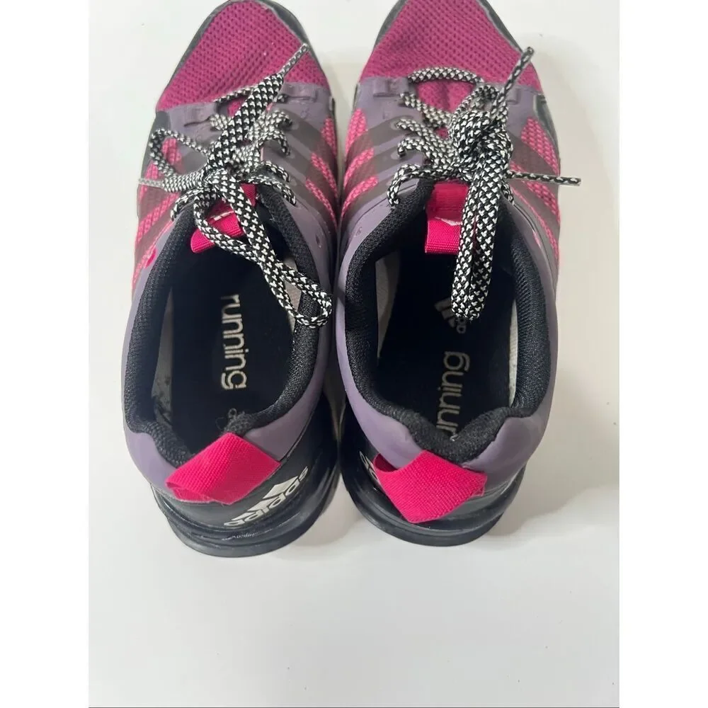 Adidas Kanadia tr7 trail running sneakers pink purple black US 8 women’s