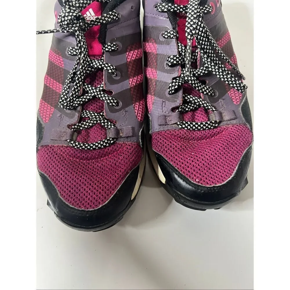 Adidas Kanadia tr7 trail running sneakers pink purple black US 8 women’s