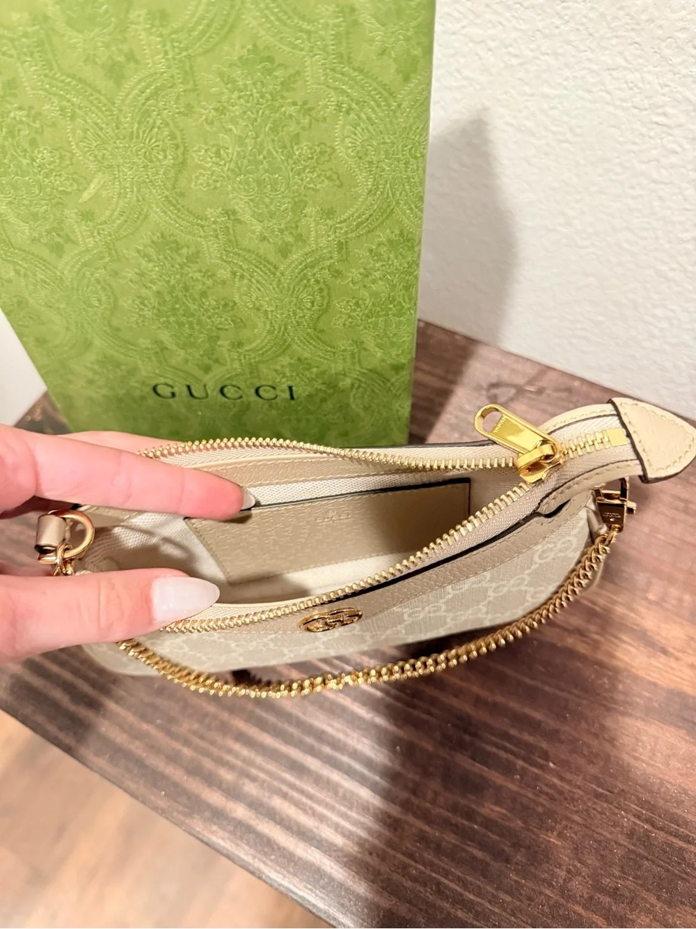 Gucci never used