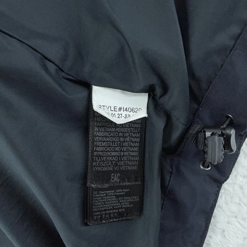 Marmot MemBrain Rain Shell Jacket Mens Medium Black Seam Taped Full Zip NO LINER