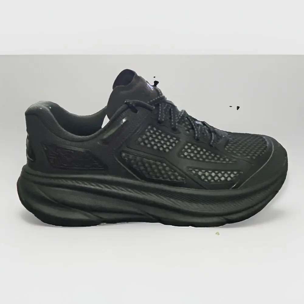 New Women's Size 8 Hoka Clifton One 9 Black Running Shoes 1155370-BBNB Men's 7