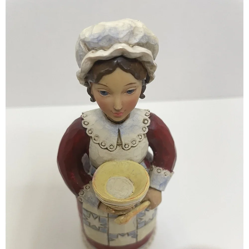 Jim Shore Woman Figurine 2012 Fall Thanksgiving 