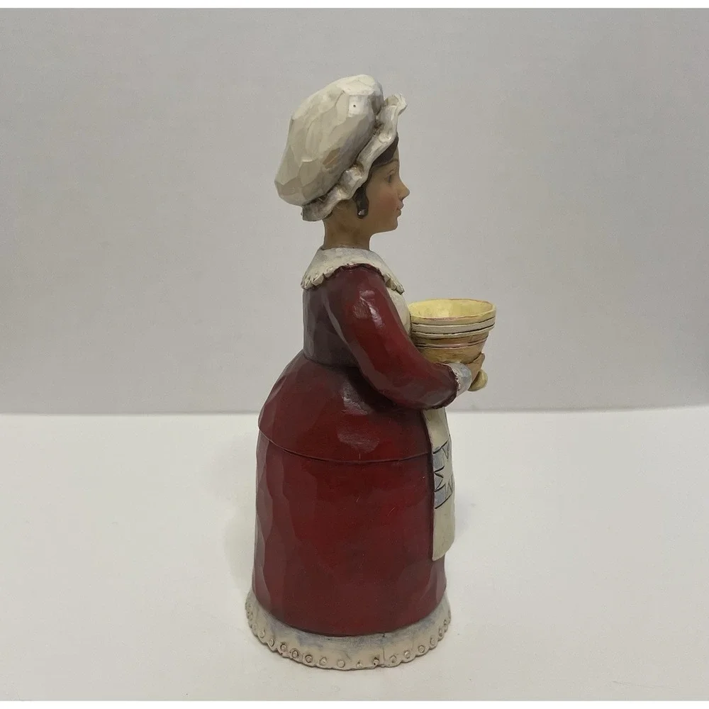 Jim Shore Woman Figurine 2012 Fall Thanksgiving 