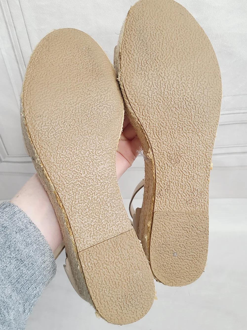 J. Crew scalloped suede