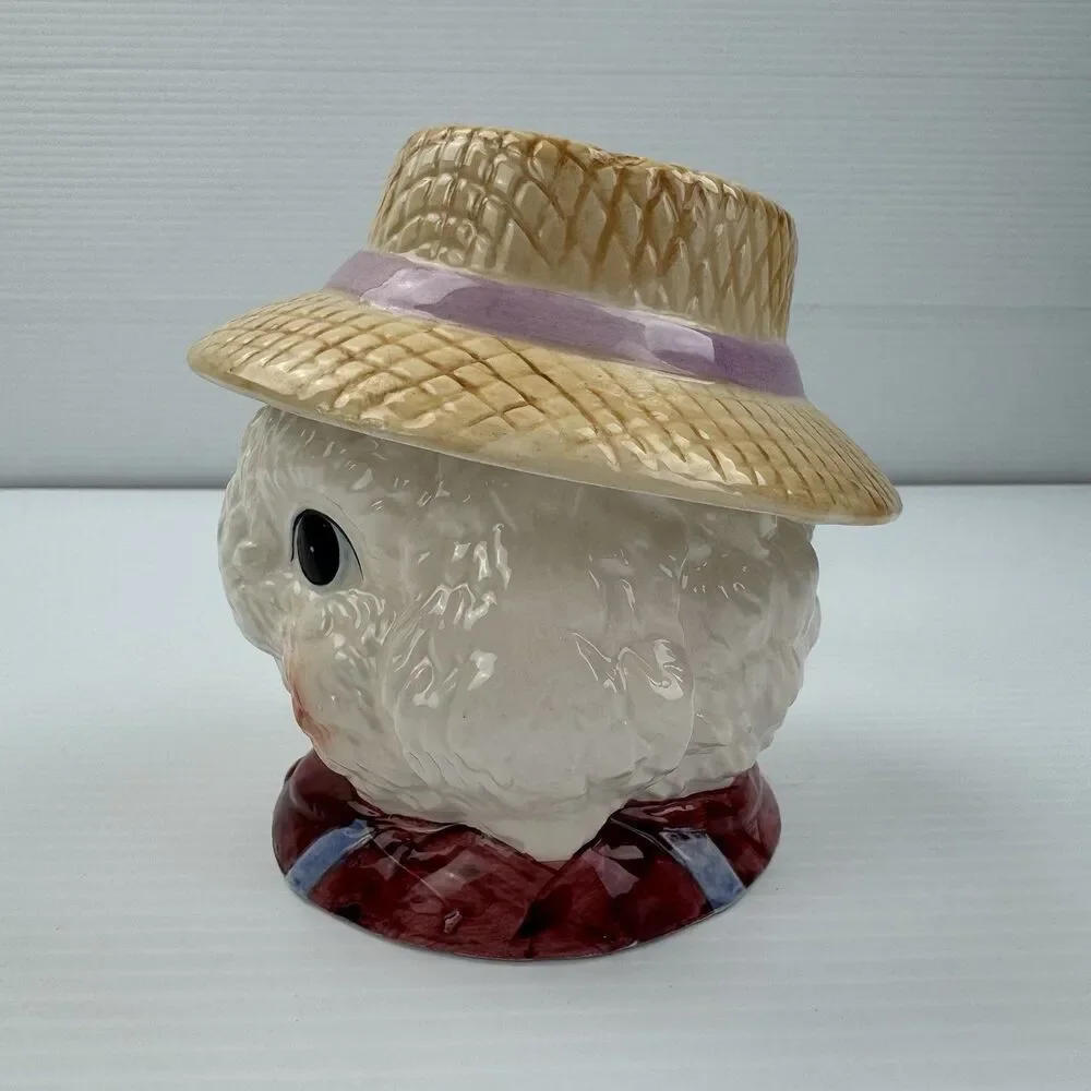 Vintage Dalton Bunny Cookie Jar Ceramic Rabbit Easter Kitchen Decor