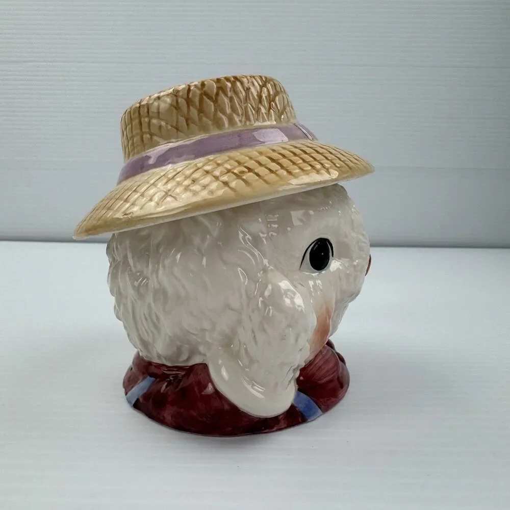Vintage Dalton Bunny Cookie Jar Ceramic Rabbit Easter Kitchen Decor
