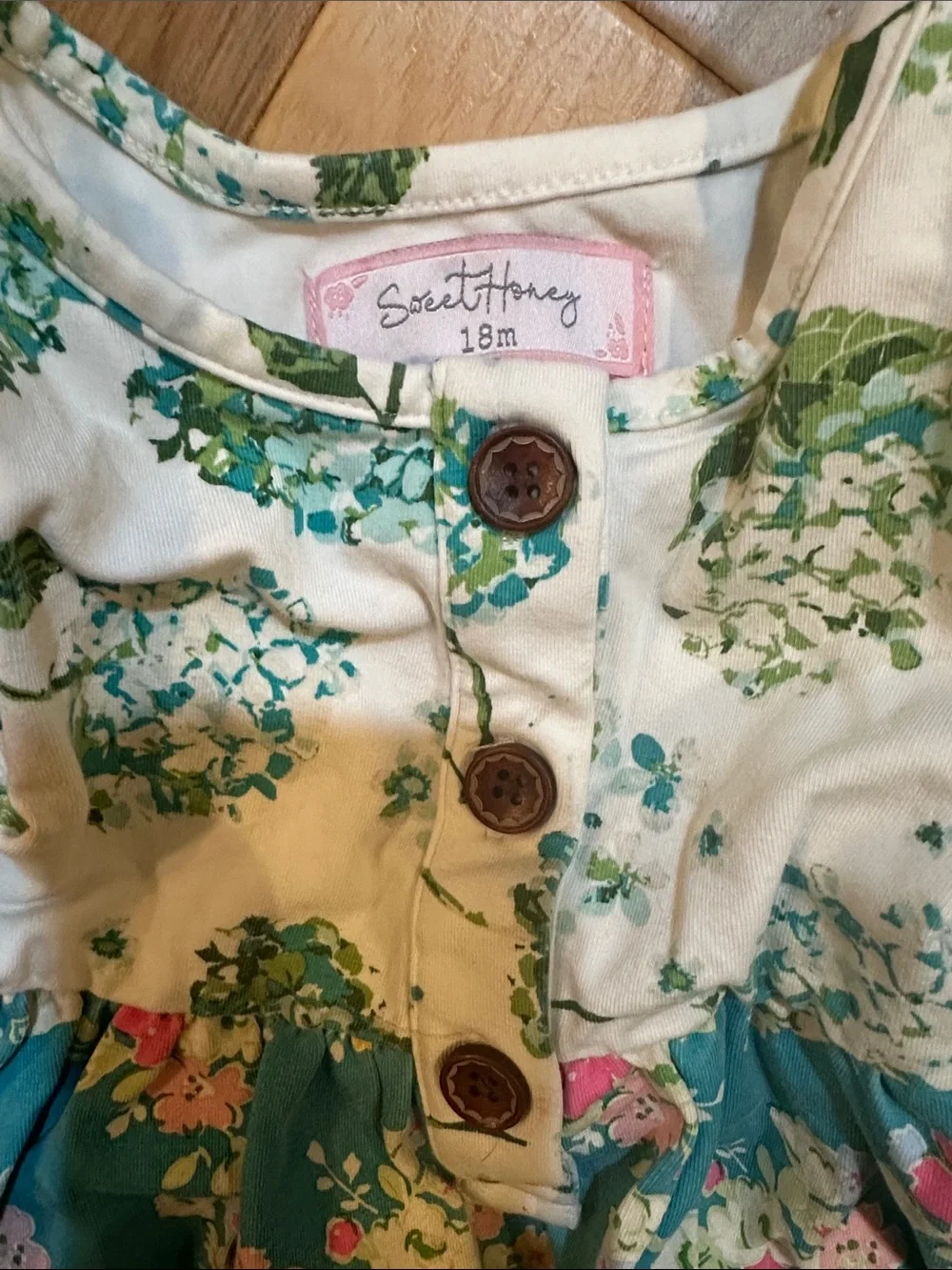 SweetHoney teal floral