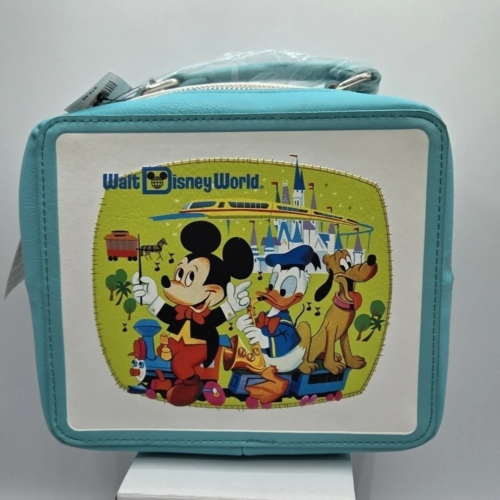 Loungefly Disney Parks 50th Anniversary Vault Collection Lunchbox Crossbody Bag