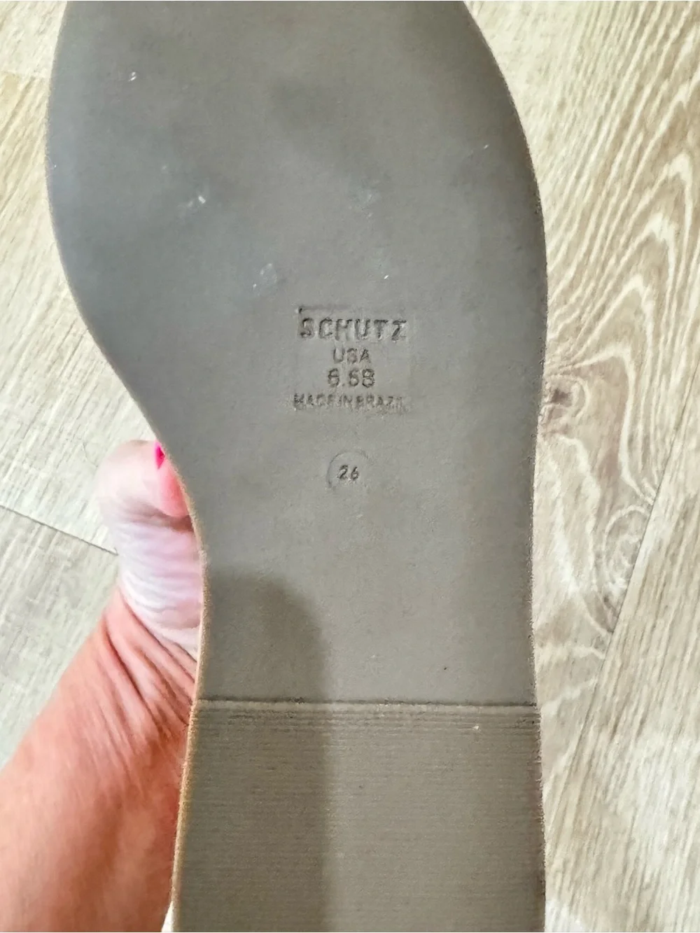 Schutz Dalle Clear Vinyl Cork Platform Wedge Sandals NWOT Women’s 6.5B