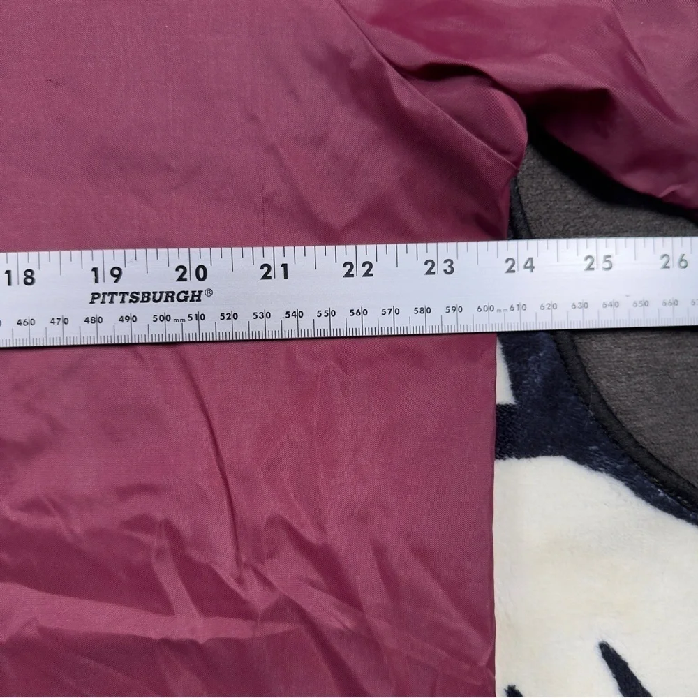 Vintage 80s Men's Maroon L Windbreaker Jacket by SPORTSMASTER