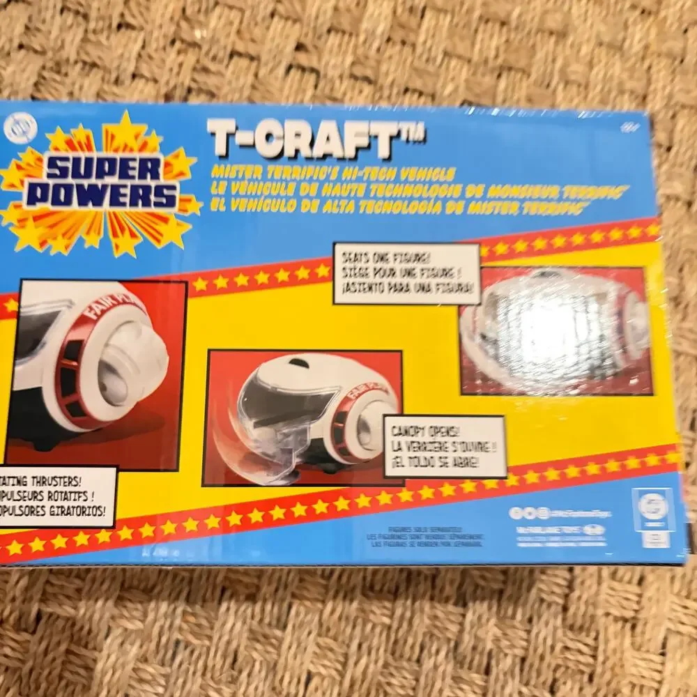 McFarlane Toys DC Super Powers T-Craft Mister Terrific's Hi-Tech Vehicle NEW