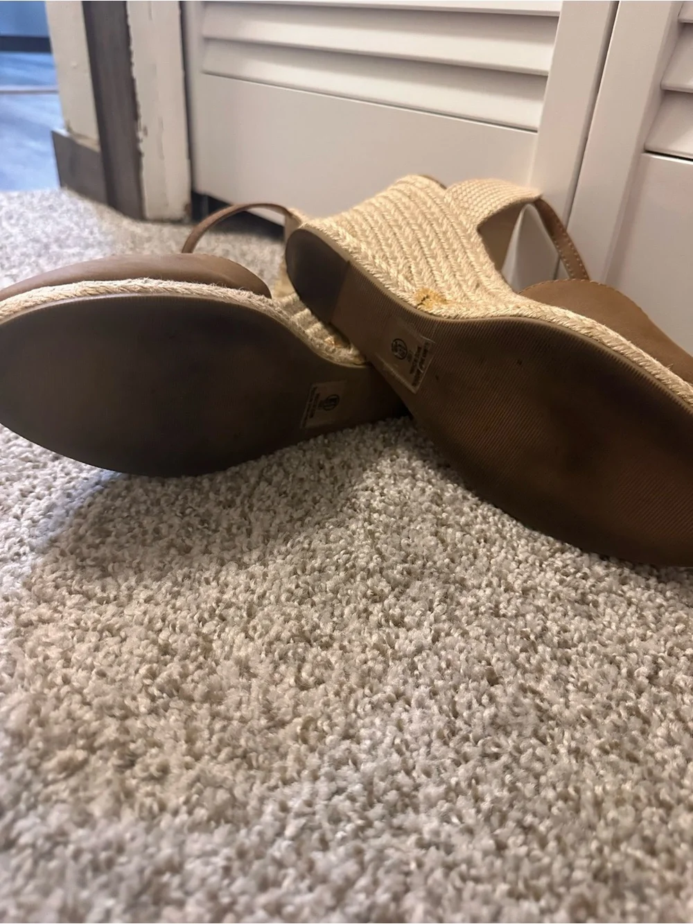 Women’s Ankle-Strap Wedges in Brown