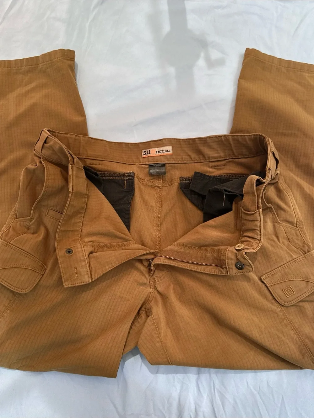 5.11 Tactical Pants Mens 38x32 Brown Cargo Stryke Ripstop Workwear Duty 74369