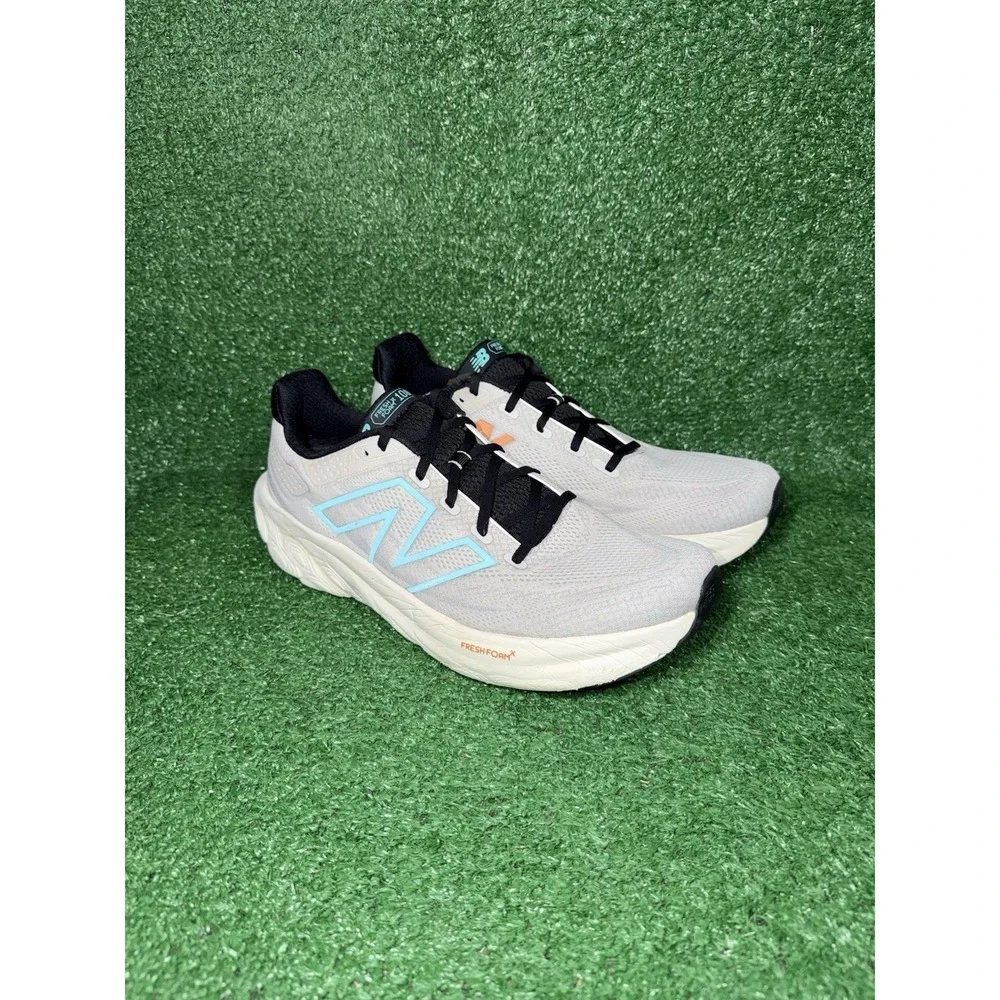 New Balance Fresh Foam 1080 Mens Size 13 White Blue Running Shoes Sneakers