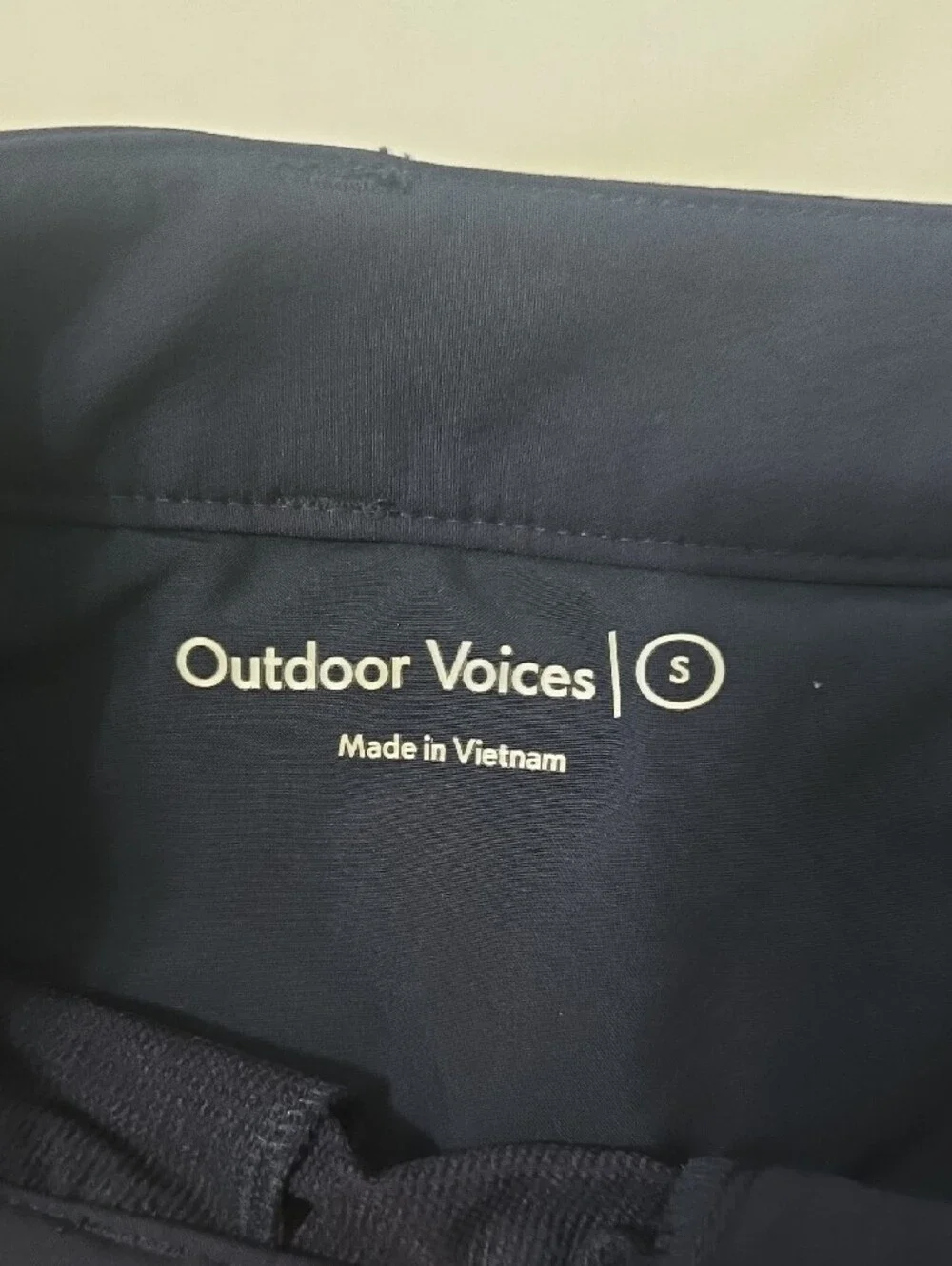 Outdoor Voices Men's Navy Convertible Cargo Pants