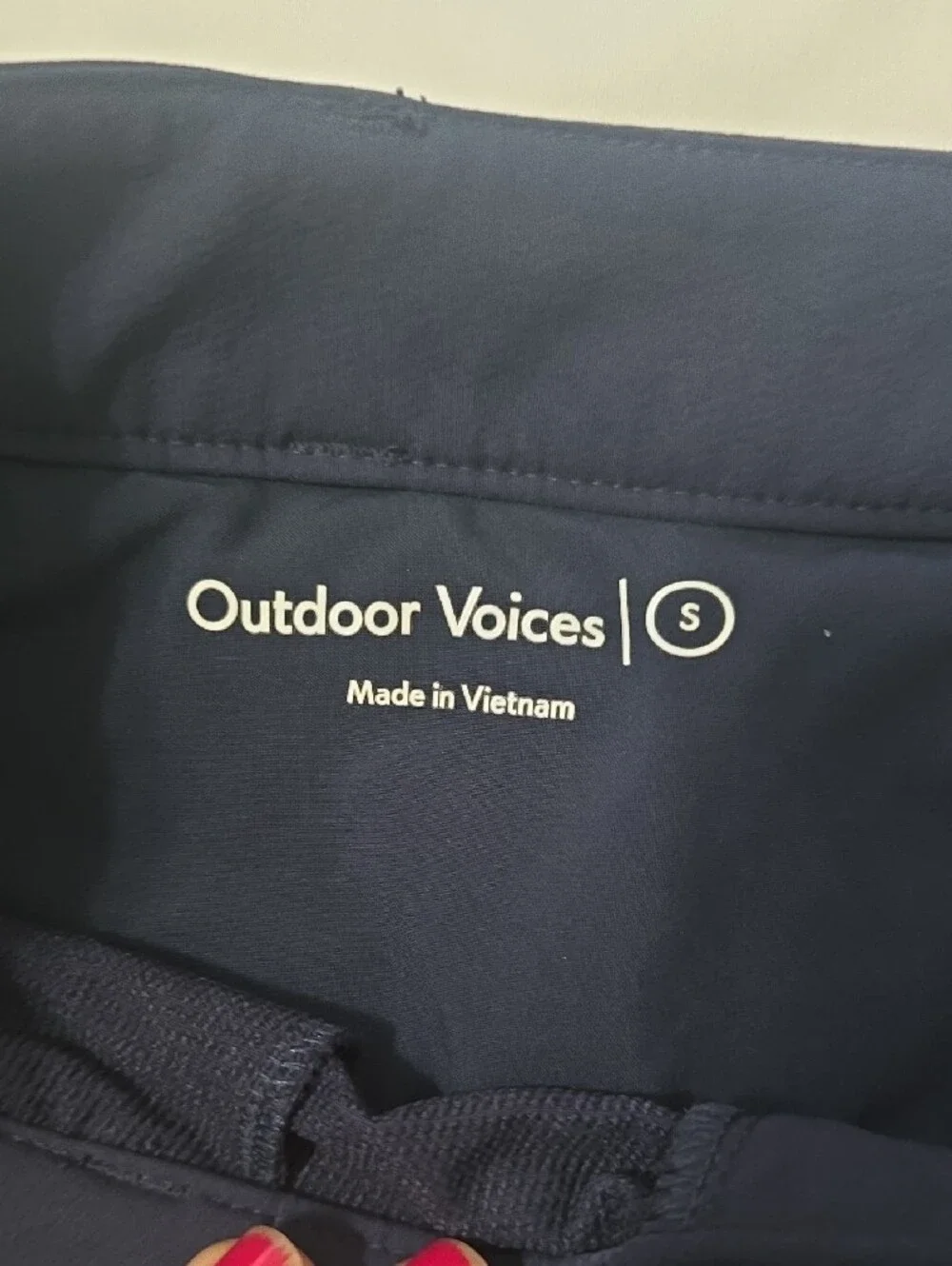 Outdoor Voices Men's Navy Convertible Cargo Pants
