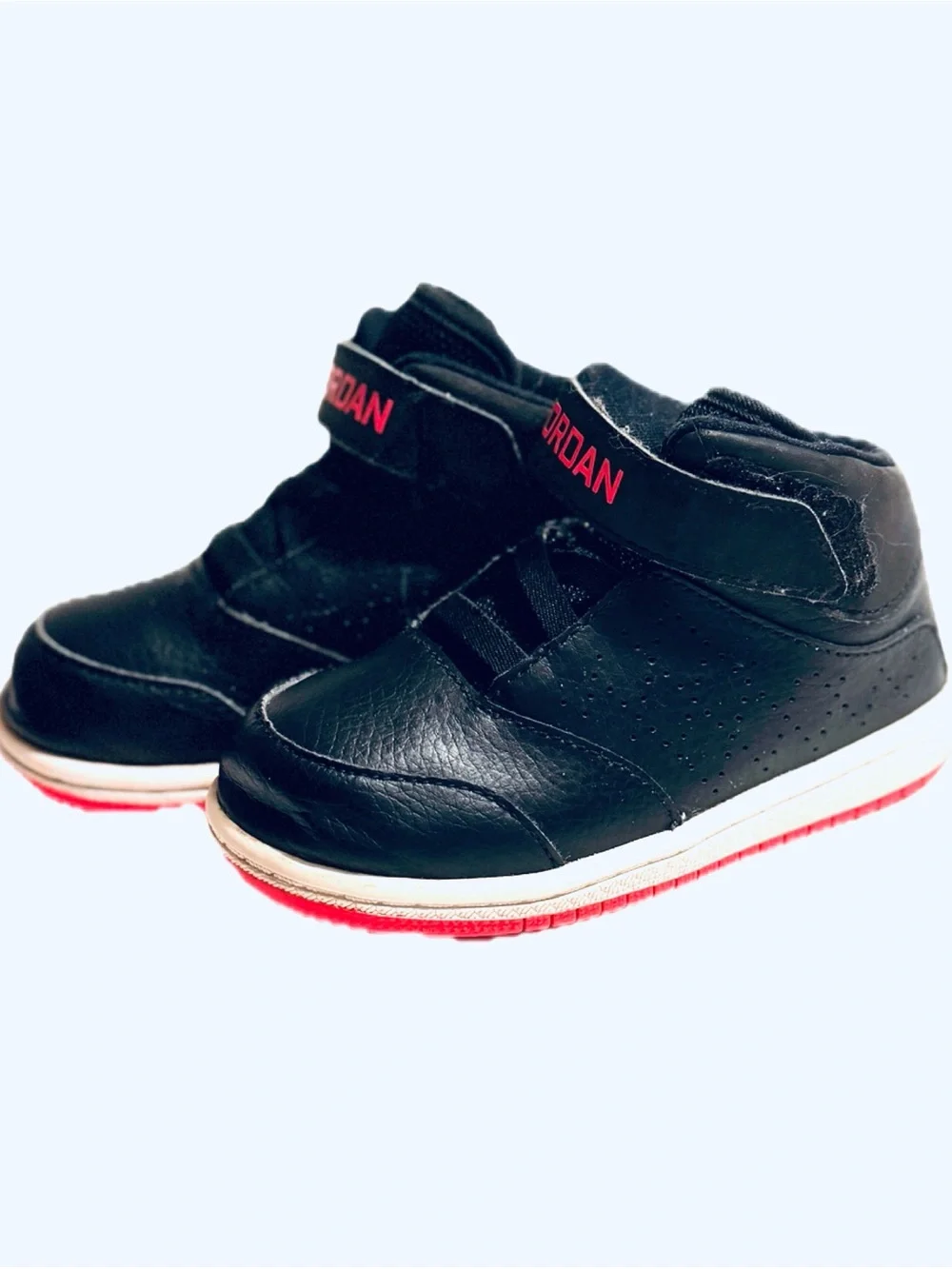 Nike Air Jordan High Mid T Leather Upper Ref Size Size 8c Toddler Sneakers