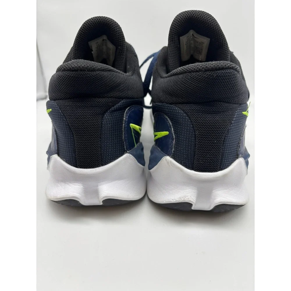 Nike Renew Elevate 3 Mens 13 Navy Volt Basketball Shoes DD9304-005 Mid Top