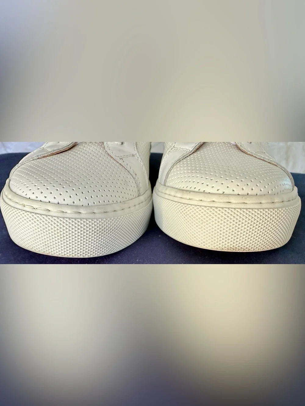 GREATS Royale Perforated White Leather Sneakers Made in Italy Men’s US 8.5 $185