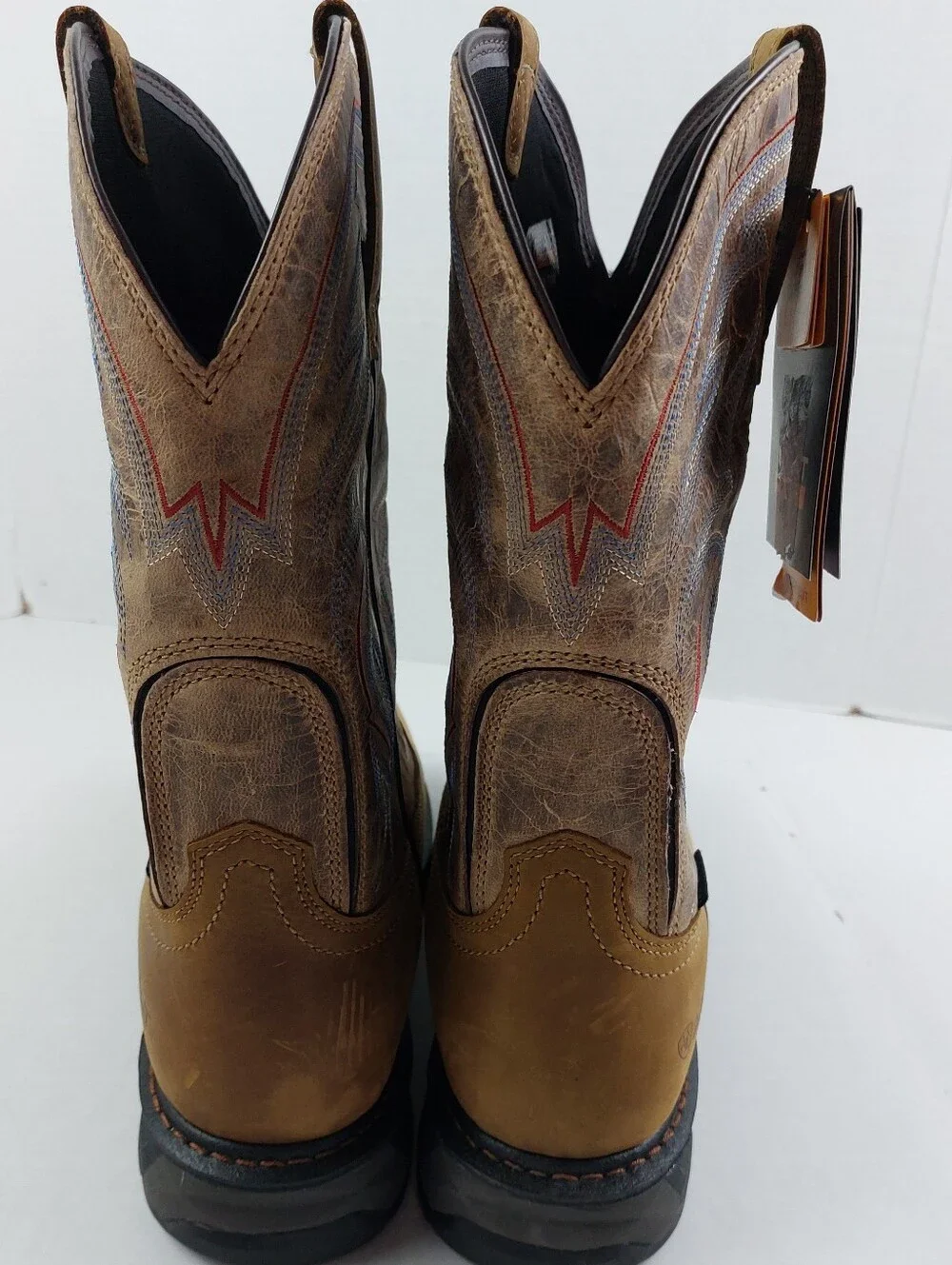 Ariat Workhog XT H20 Carbon Toe Boots Mens 13D Distressed Brown Waterproof NWT